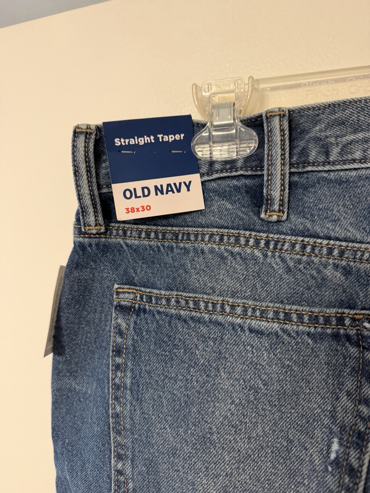 Old Navy Straight Taper 100% Cotton Denim Jeans Men’s 36 X 30 NWT
