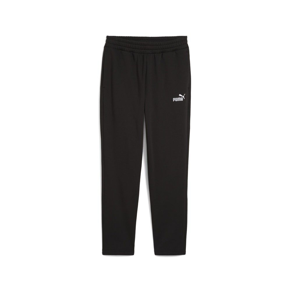 PUMA Essentials No. 1 Logo Fleece Sweatpants Mens Black Casual Athletic Bottoms