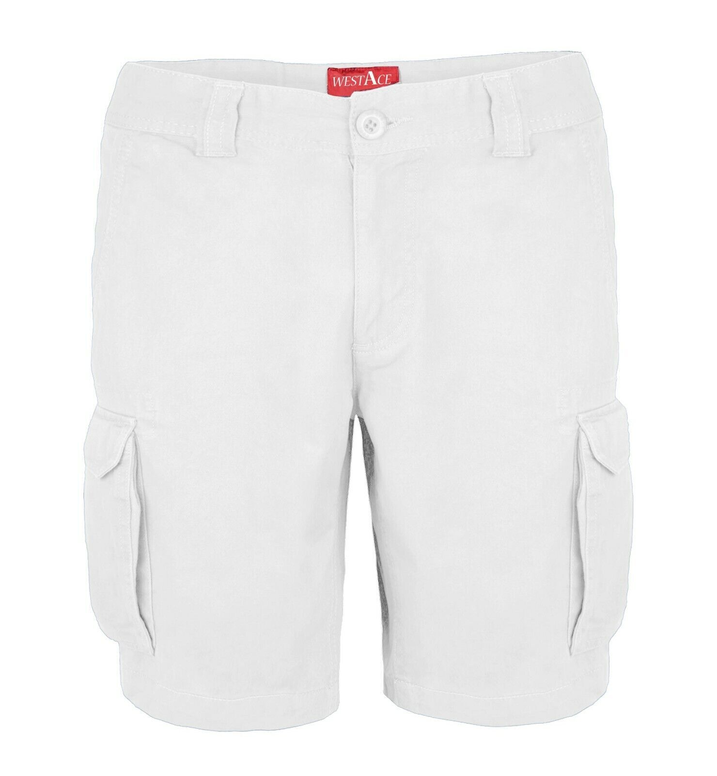 Mens Cargo Shorts Combat westAce Chino Half Pants 100% Cotton Work Wear Casual