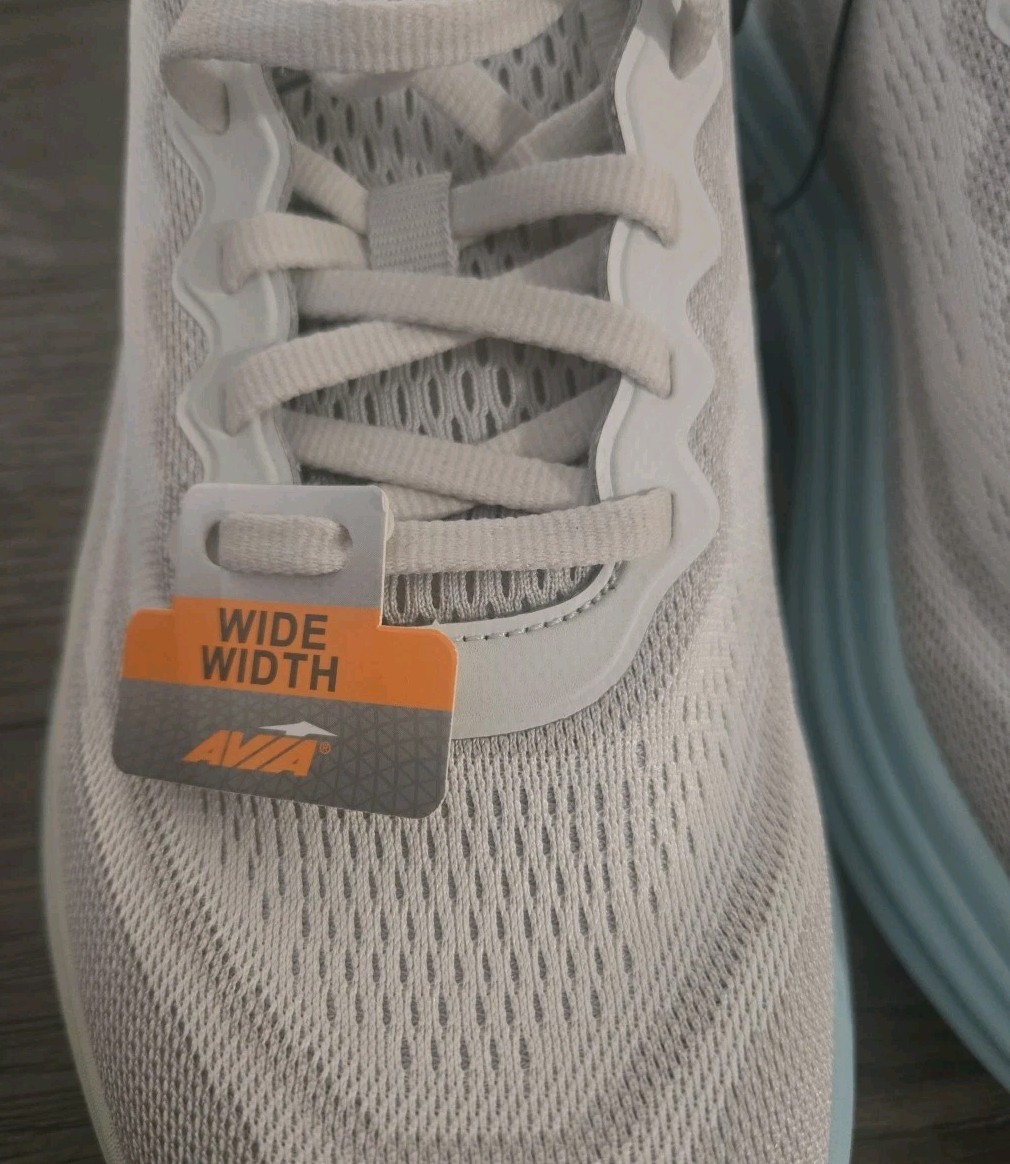 Avia Women’s Comfort Performance Sneakers Gray WideWidth Walking Dupe 7½W,8½W