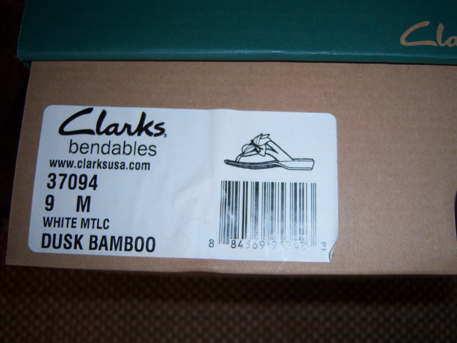 Clark’s bendables sandals 9.5M