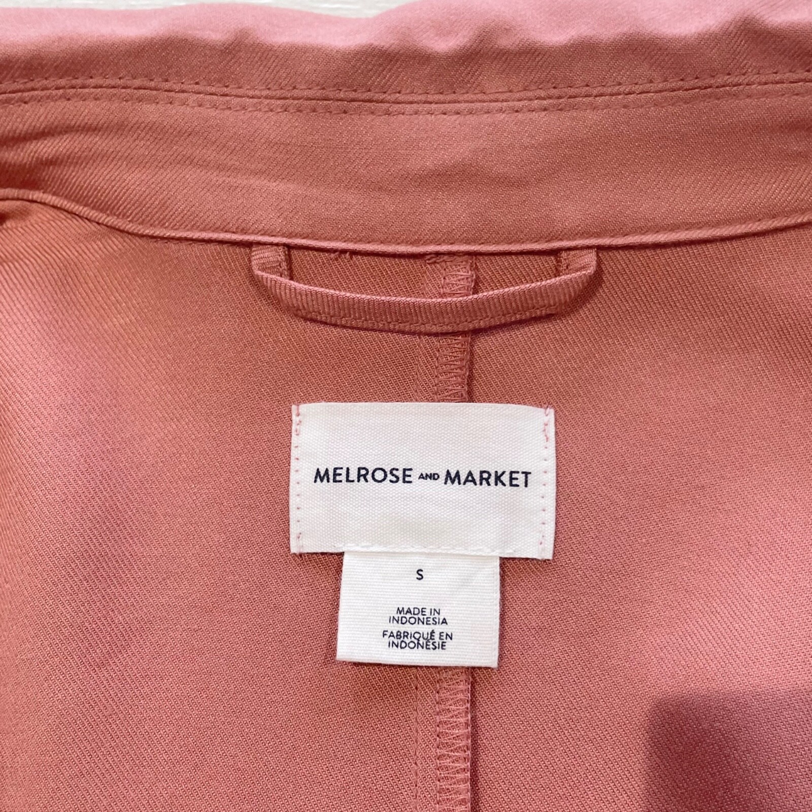 New Melrose and Market Open Front Crop Blazer Cropped Jacket Pink Size Small