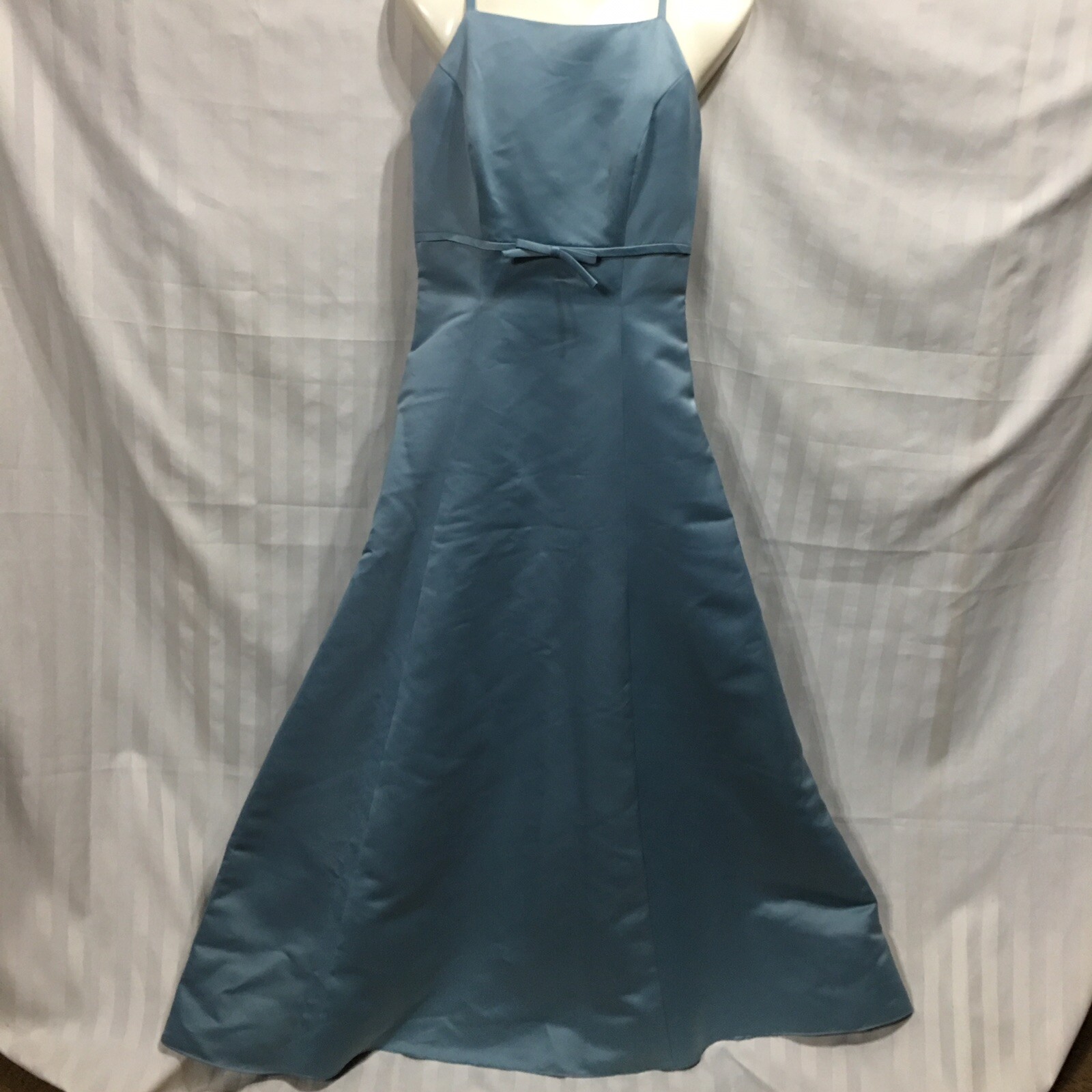 Eden Bridals Dress 12 Prom Wedding Cocktail Party Sexy Blue Elegant Flowy