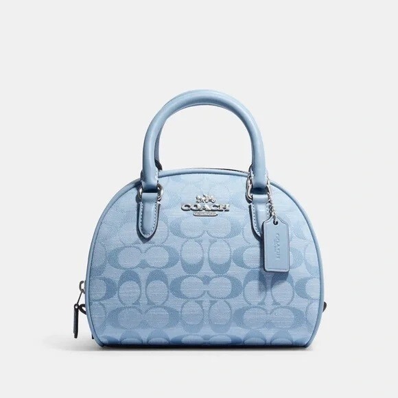 Coach Sydney Satchel In Signature Chambray – NWT