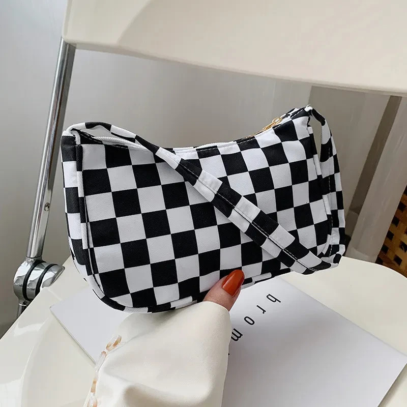 Women Handbag Butterfly Cow Leopard Printed Pattern Underarm Small Shoulder Bags