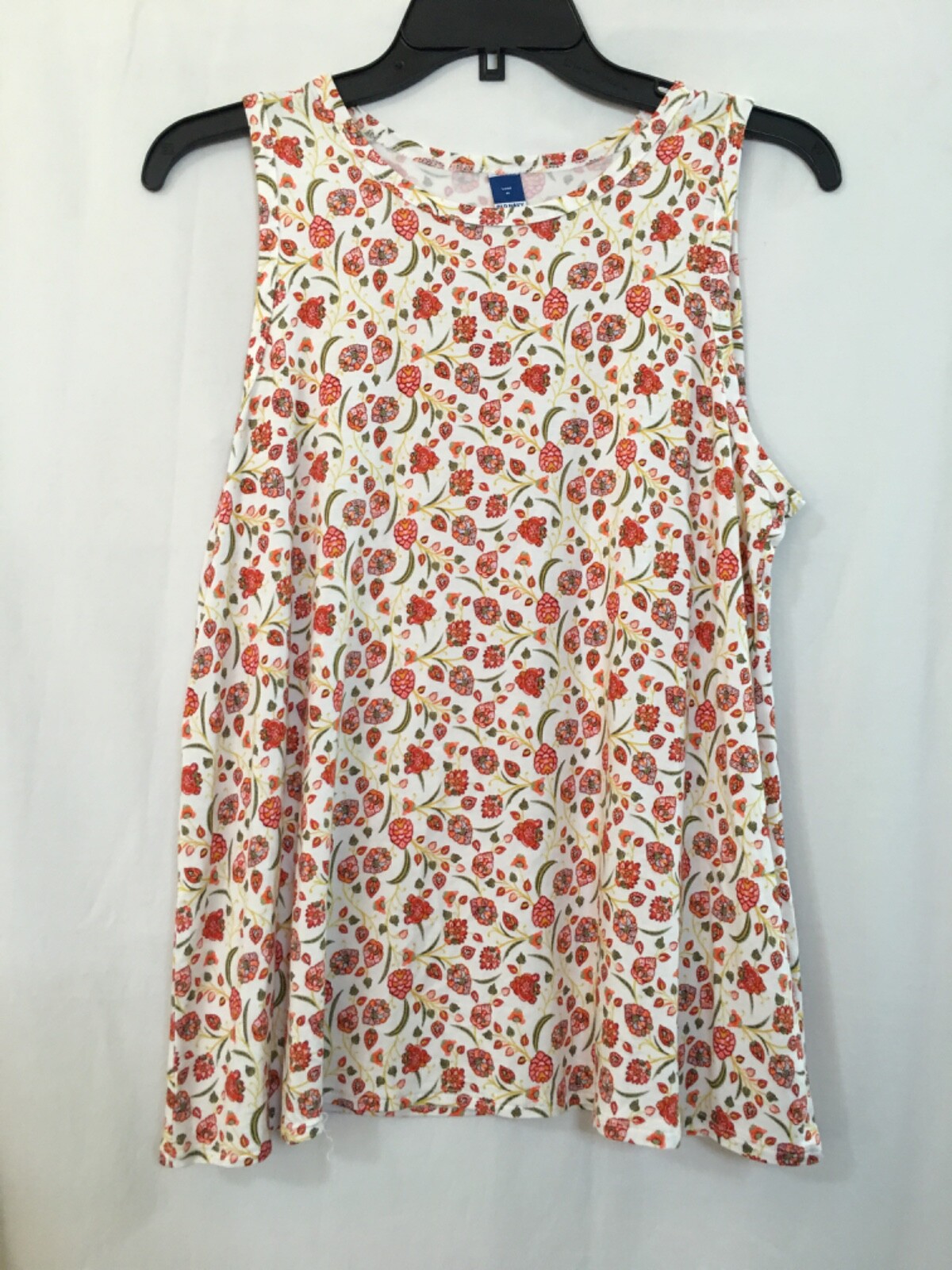 New Old Navy Sleeveless Floral Luxe Swing Tank Top for Women size M,L