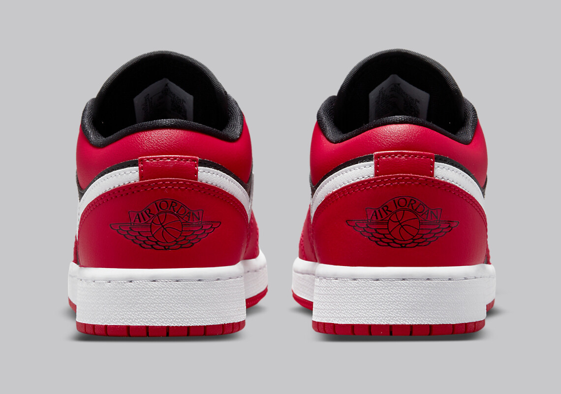 Nike Air Jordan 1 Low Retro Red Black Very Berry 553560-061 – GS Size 5Y 6Y 7Y