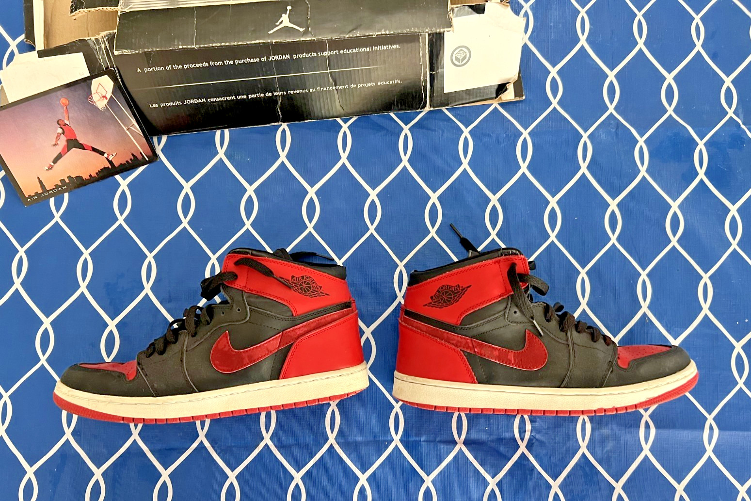 High Top Jordans 1 Red / Black – Size 12 – Early 2000’s