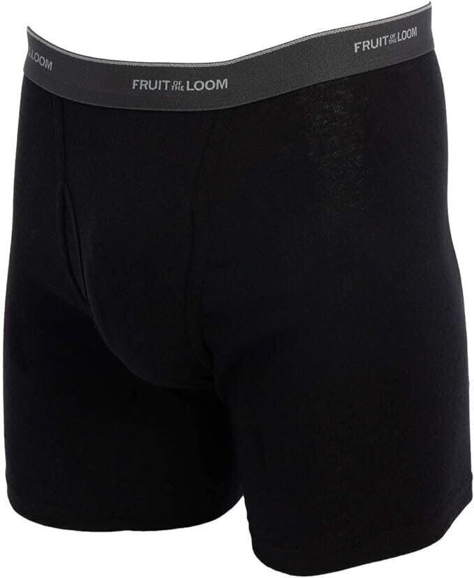 Mens 10-Pack Assorted Boxer Briefs by Fruit of the Loom Comfortable Mystery…