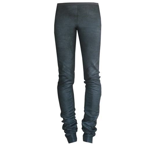 Rick Owens Gray Solid Mid Rise Pull-On Jegging Leggings IT44 US8 32in Waist