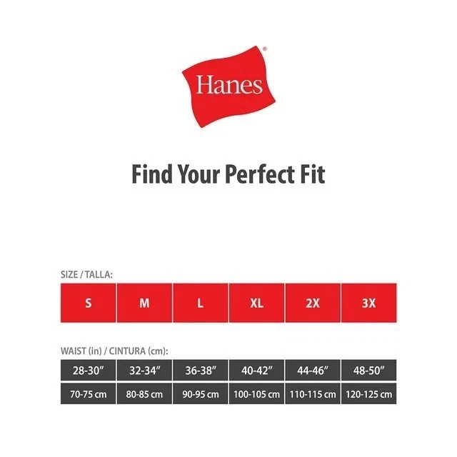 Hanes Briefs 6-Pack Men’s Tagless Underwear White ComfortSoft Waistband Wicking