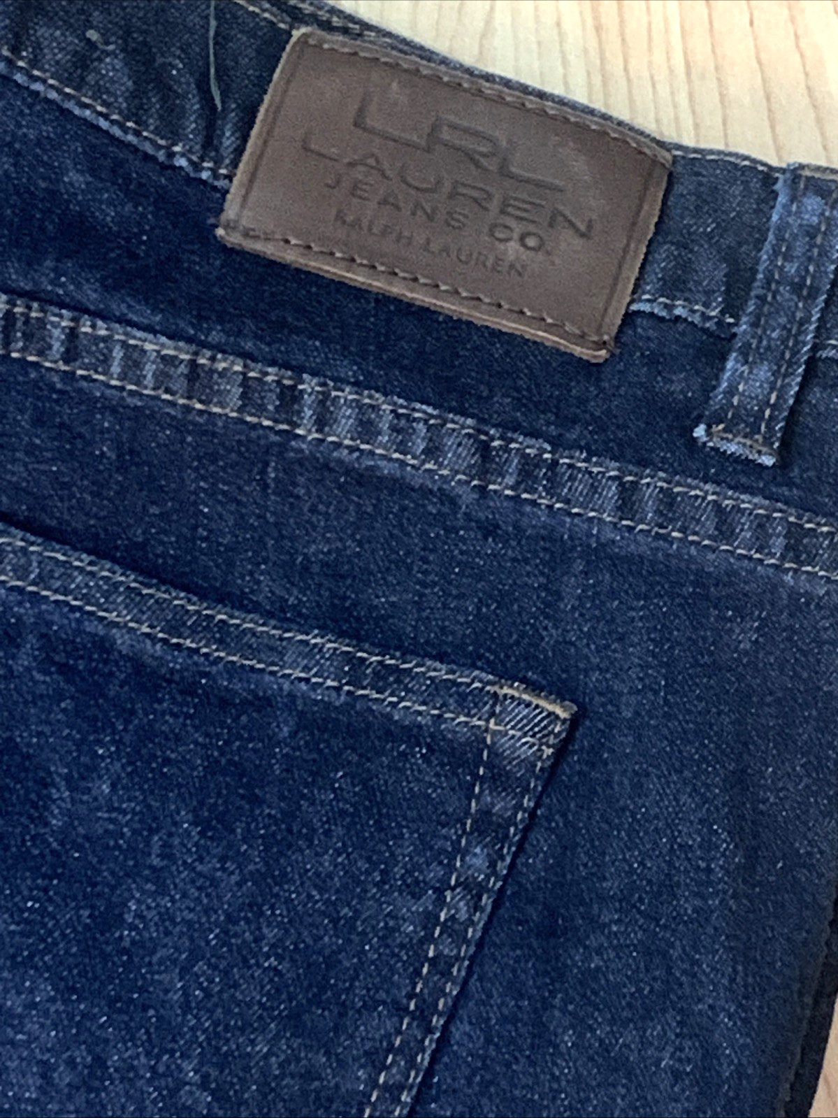 Lauren Jean Co. Denim Jeans Sz 16 Pockets Loops Zipper Button Bootcut