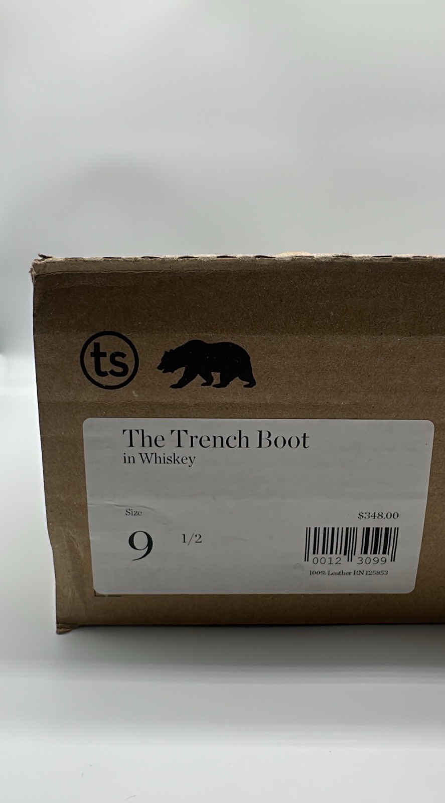 Taylor Stitch Trench Boot in Whiskey Leather Men’s Sz 9.5 D Limited Edition NEW