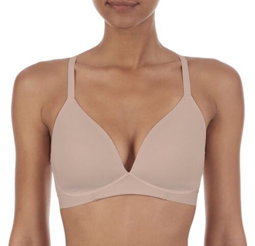 DKNY Women’s 2 Pack Wireless Microfiber Plunge Bra – Size Varies
