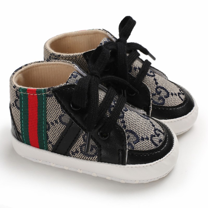 Baby Infant Classic Canvas Baby Shoes Boy Girl Soft Sole Size 1 & 3(0-18 Months)