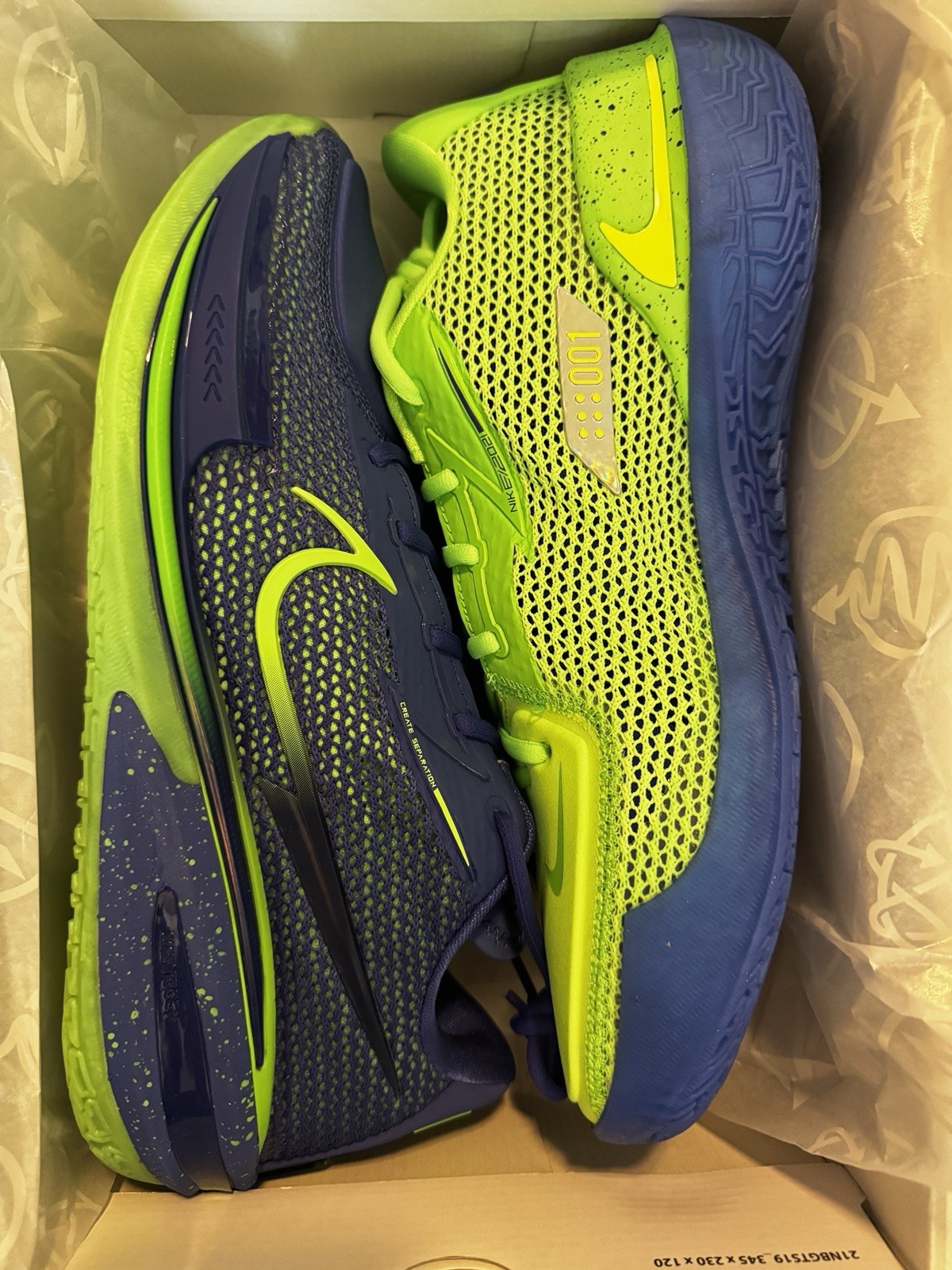 Nike Air Zoom GT Cut Sprite CZ0175-301 Size 12M In Hand Ready To Ship