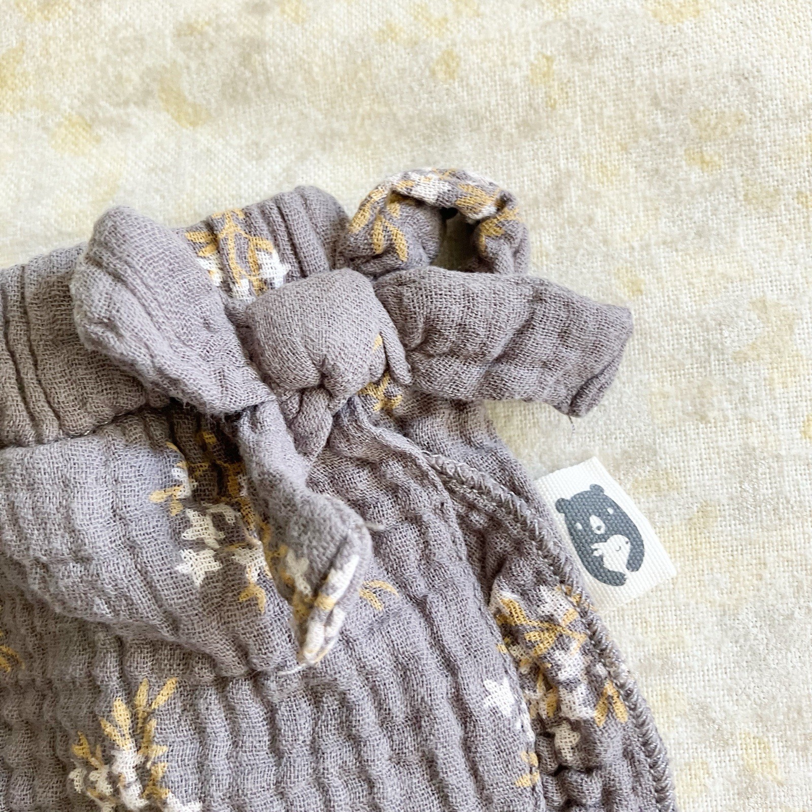 Rabbit Bear Organic 12 Mos Skort 100% Organic Cotton Floral Print Gauze Ruffle