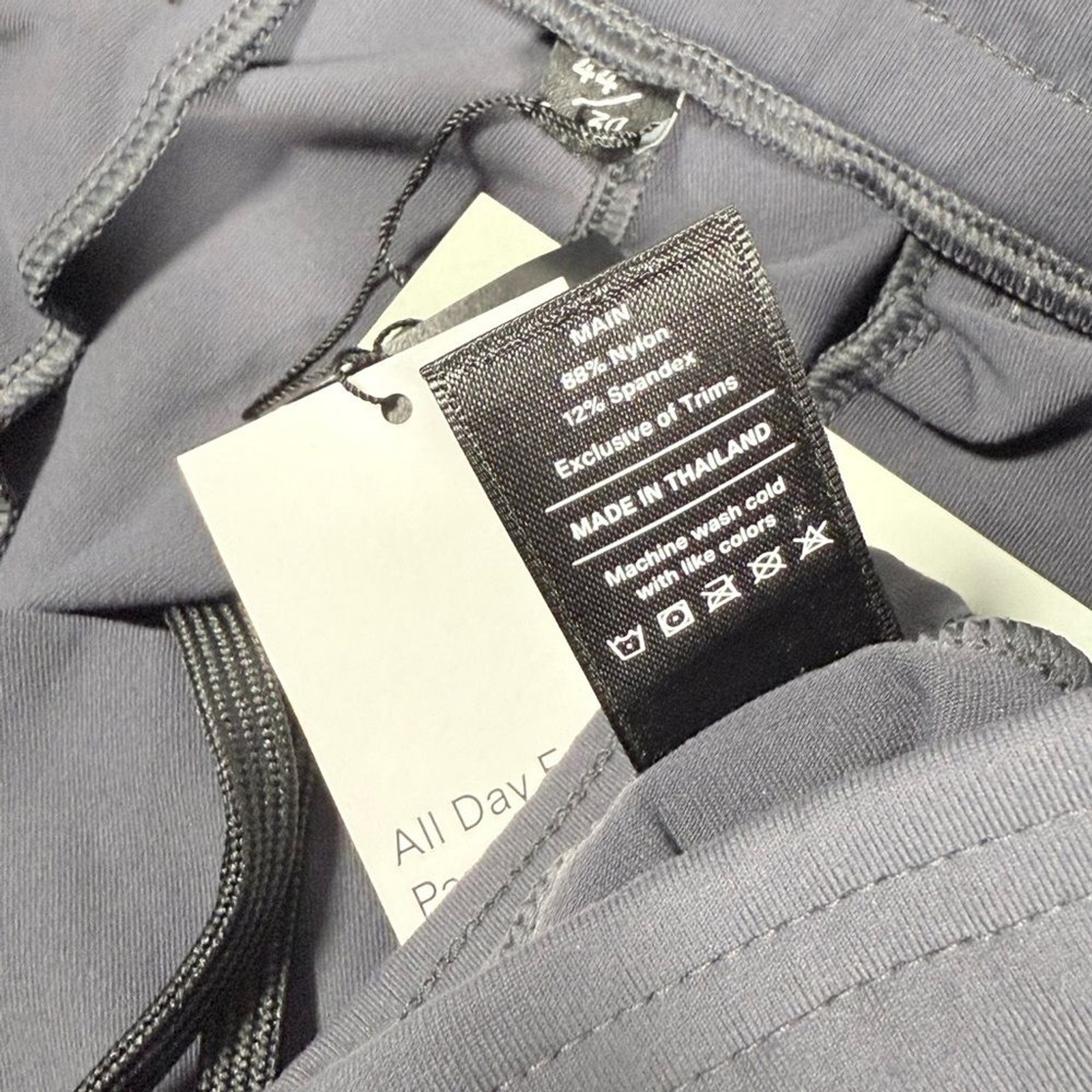 Public Rec All Day Every Day Pants Men’s Sz 44 Stone Grey Athletic Stretch NWT