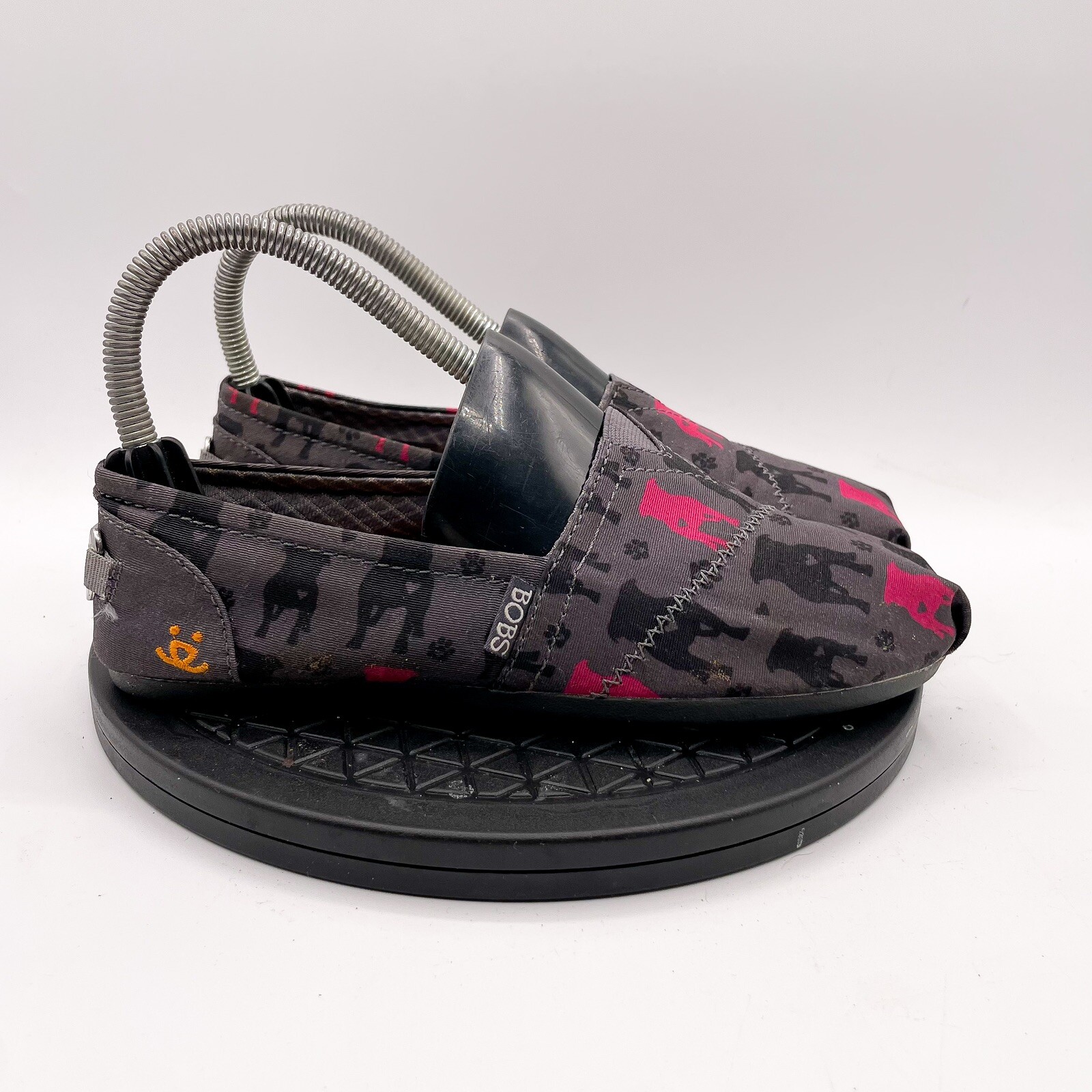 SKECHERS BOBS Gentle Giant Grey Slip-On Casual Shoes Flats 31326 Women’s Sz 6