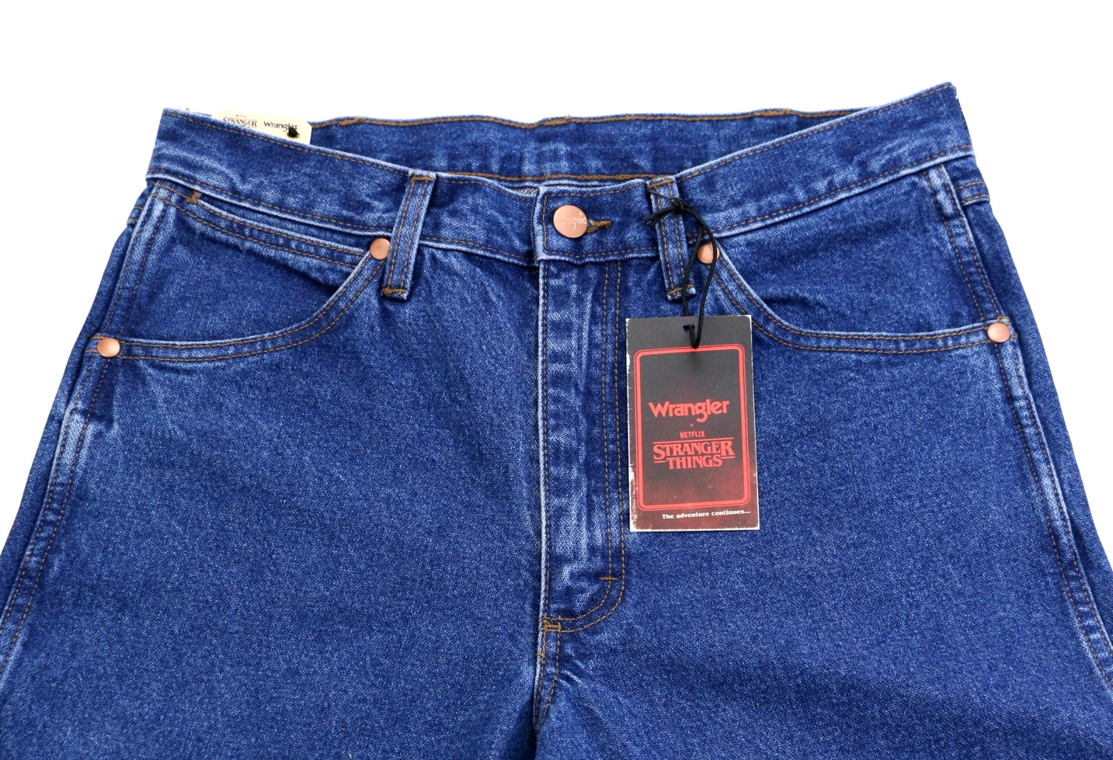 Wrangler x Stranger Things 13MWZ Cowboy Cut Jeans Dark Indigo 14.25 oz. Denim