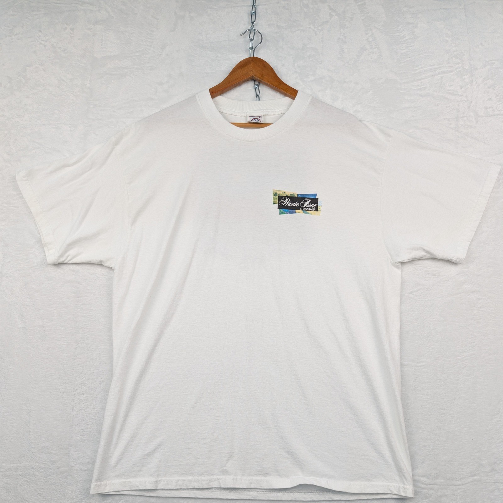 VTG Delta Jerry Garcia T-Shirt Men’s XL White Airbrush Landscape Graphic Art 90s