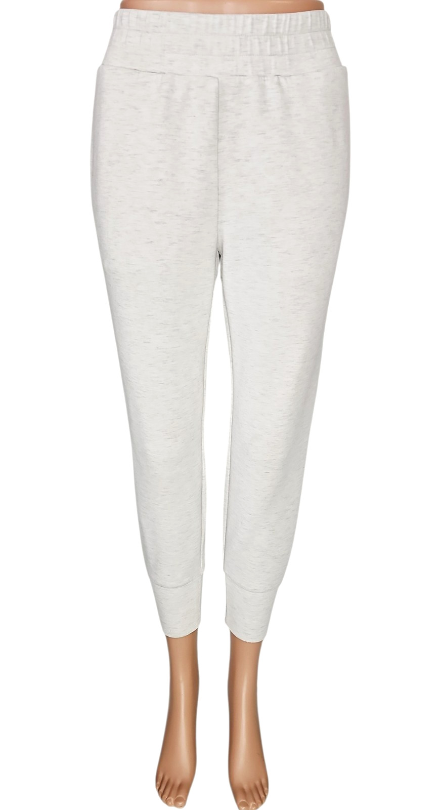 VARLEY The Slim Cuff Doublesoft Jogger Pant 27.5″ in Ivory Marl S $128