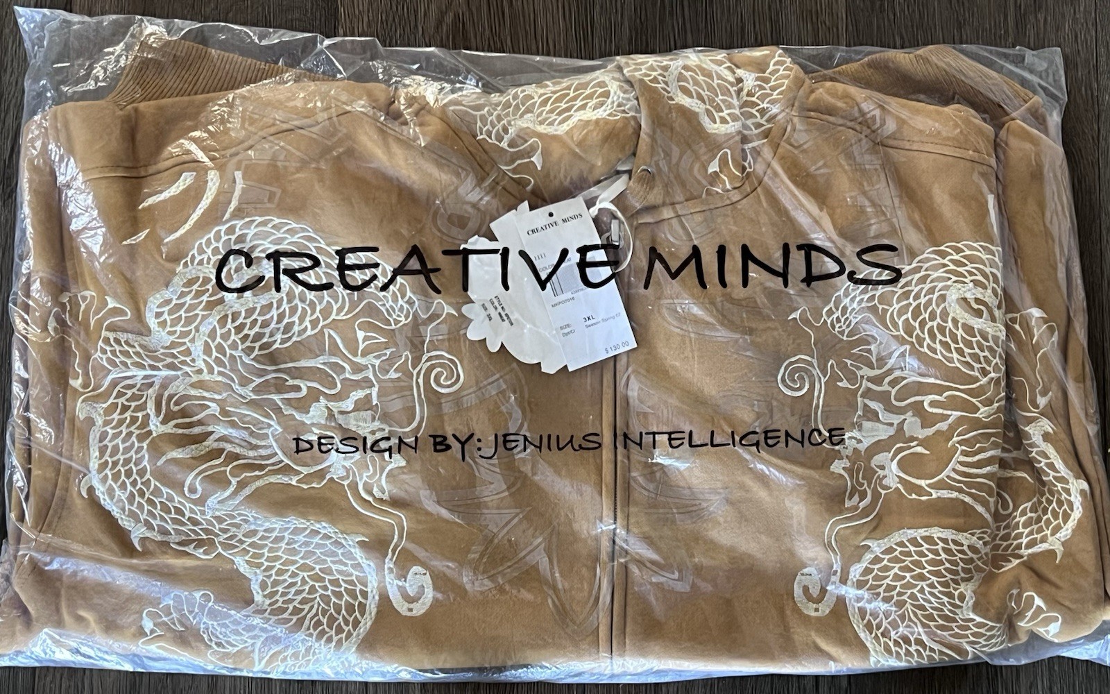 Creative Minds Embroidered Hoodie Size ( Size 3XL ) New In Bag Ready To Ship