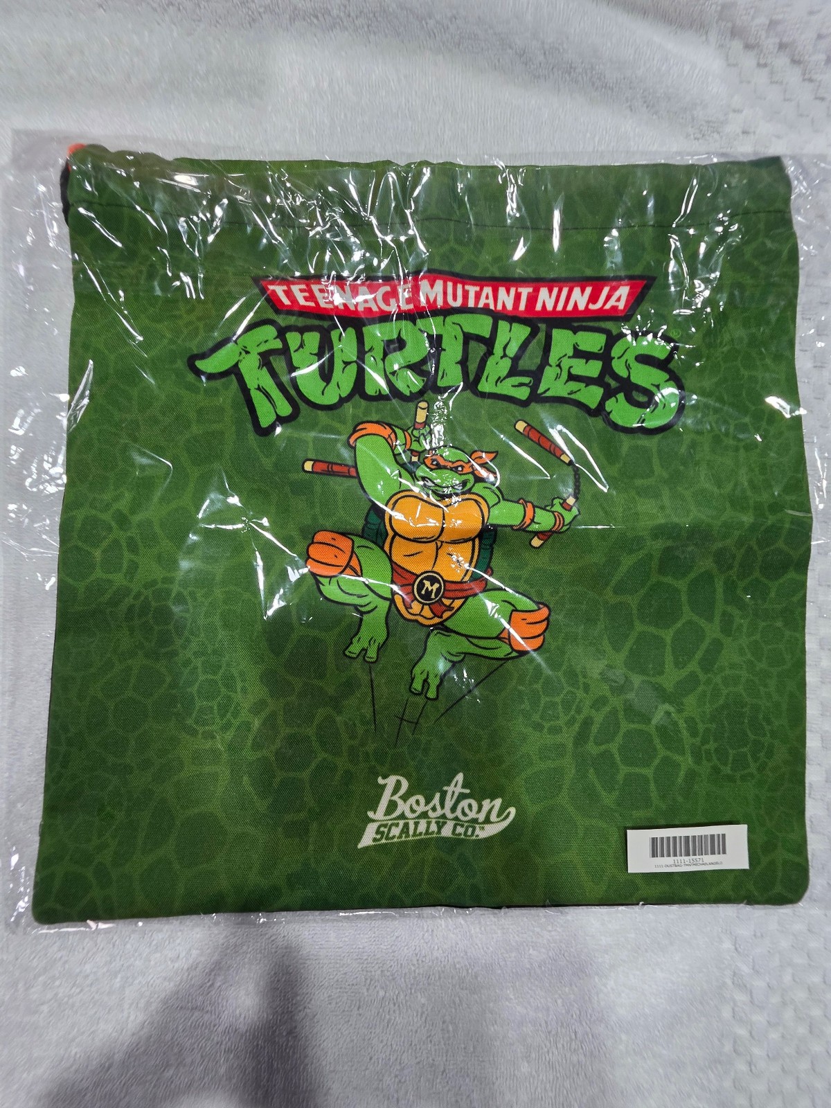 Boston Scally Co. TMNT Teenage Mutant Ninja Turtles ** ALL FOUR DUST BAGS !! **