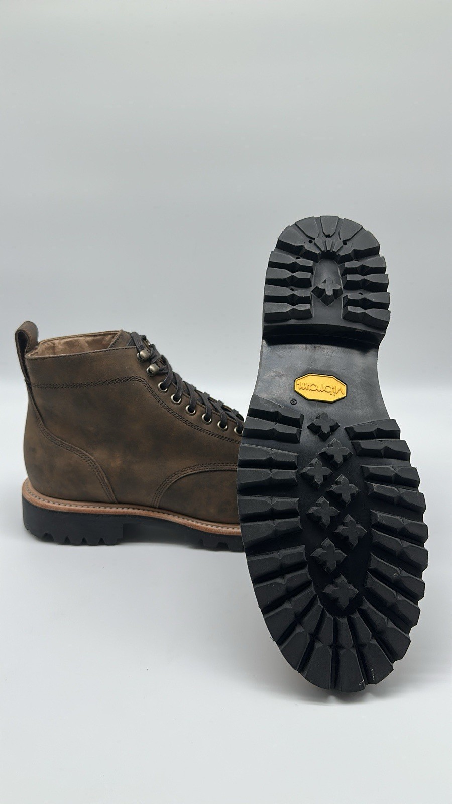 Taylor Stitch Cap Toe L.E. The Moto Boot in Espresso Grizzly Men’s Sz 10.5 D NEW