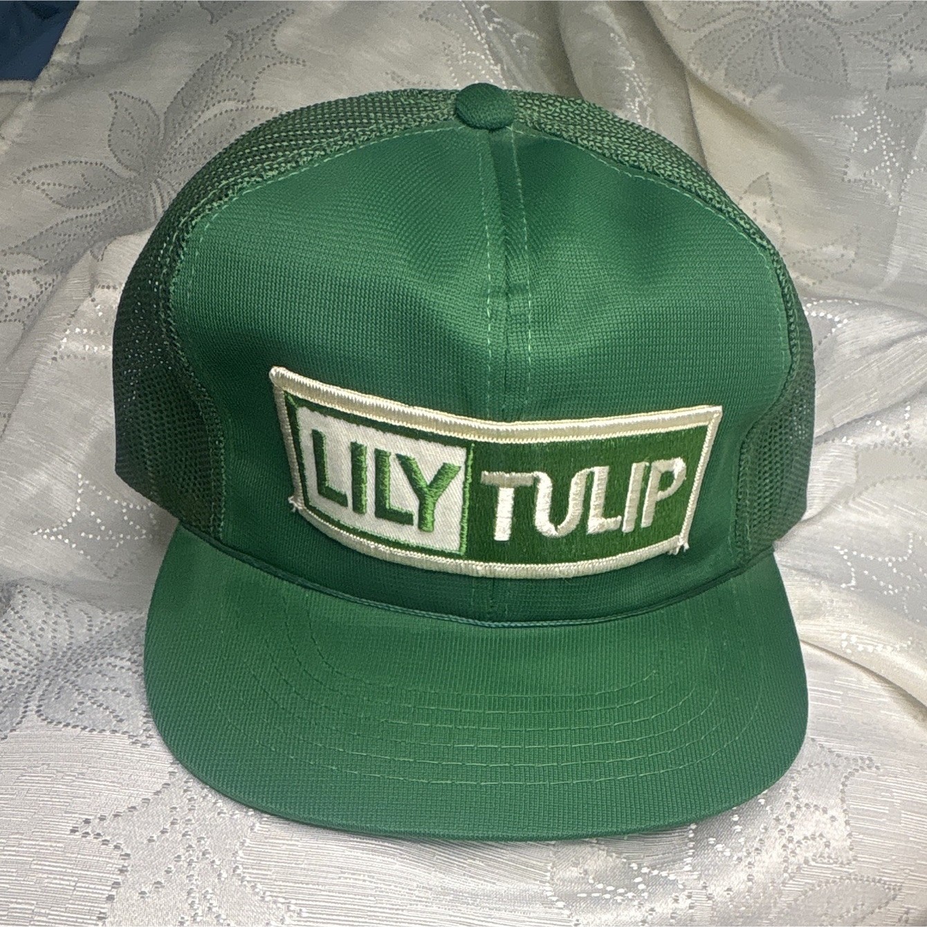Rare vintage Lily Tulip Mesh Back Trucker Hat