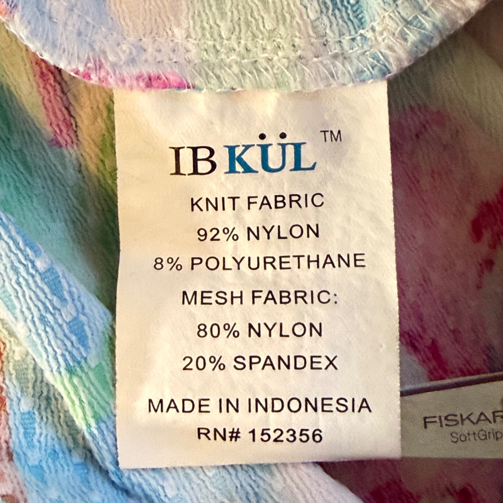 IBKUL Women’s M Floral 1/4 Zip Long Sleeve UPF Golf Pullover Pink Blue Top