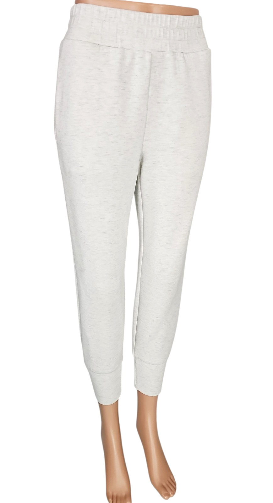 VARLEY The Slim Cuff Doublesoft Jogger Pant 27.5″ in Ivory Marl S $128