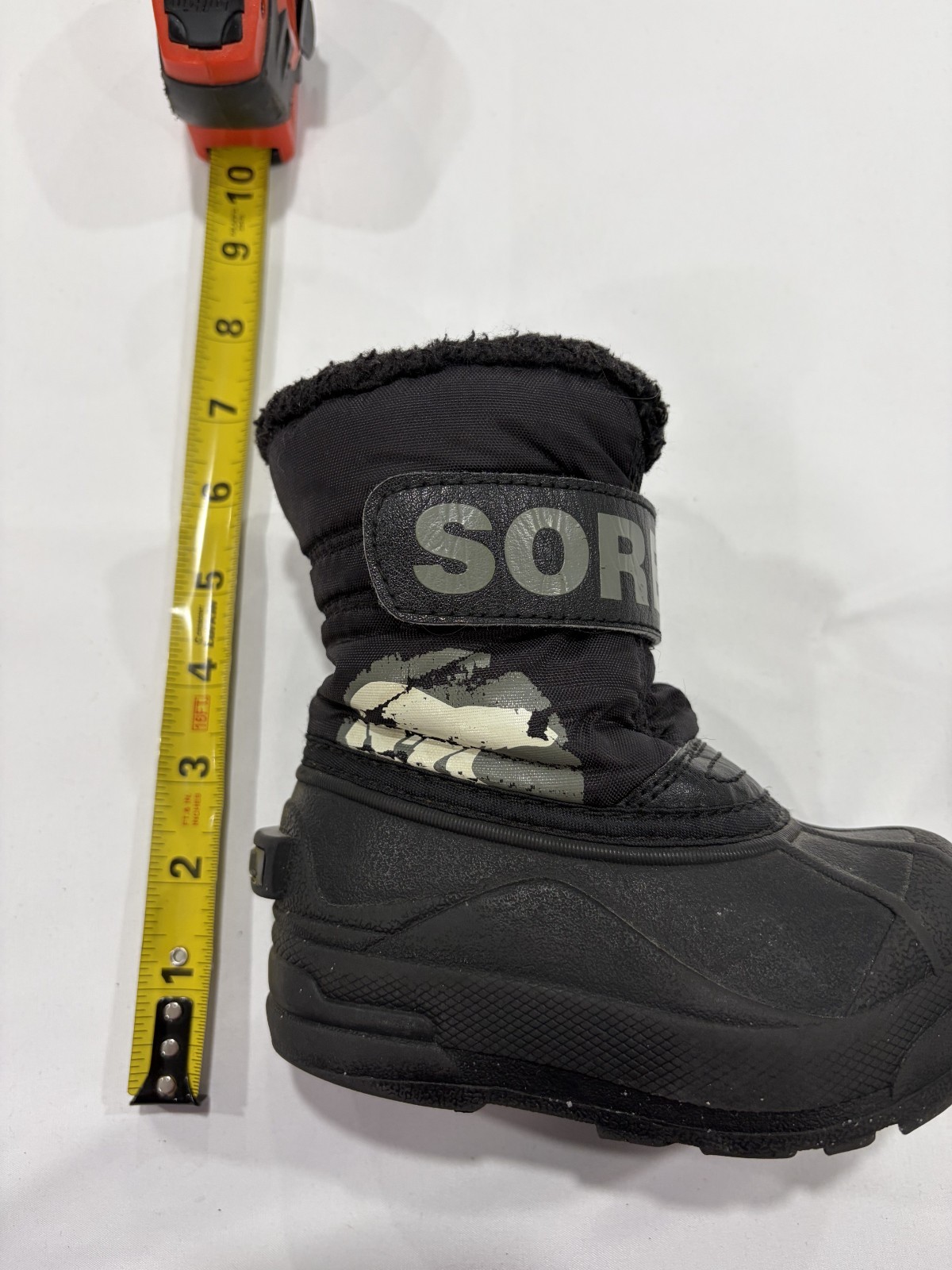 Sorel Snow Commander Boots Black NV1877-010 Waterproof size 6