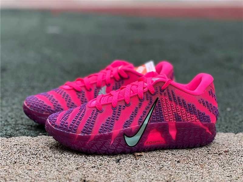 Nike Ja 3 Morant Low Top Hyper Pink Purple Mesh Sneakers Free Shipping