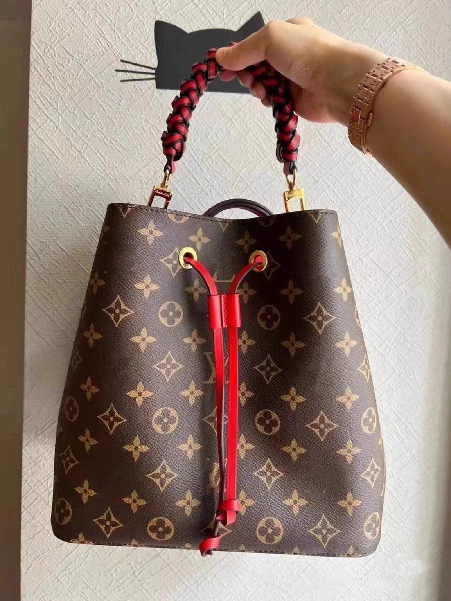 Genuine Leather Braided Handle Strap Purse Handbag Weaving Replacement Strap