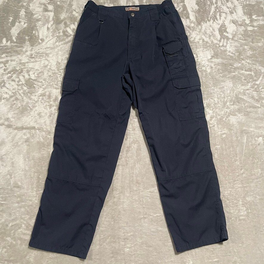 5.11 Tactical Pants Mens 34×30 Blue Cargo Ripstop Utility Tough Outdoor