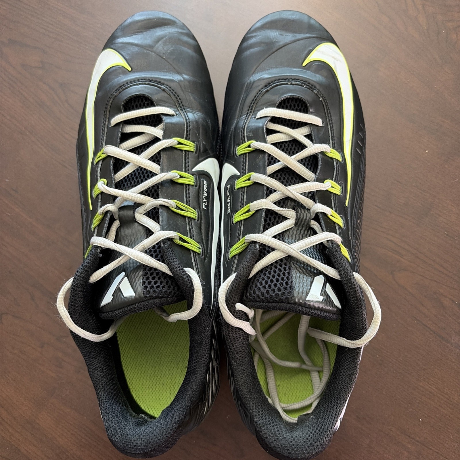 Nike Vapor Edge 360 VC “Black Volt” Men’s Size 11.5 Football Cleats