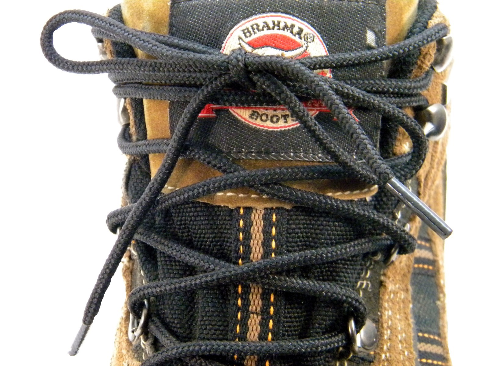 2 Pair Round 4mm thick Heavy Duty boot shoelaces shoestrings *NEW*