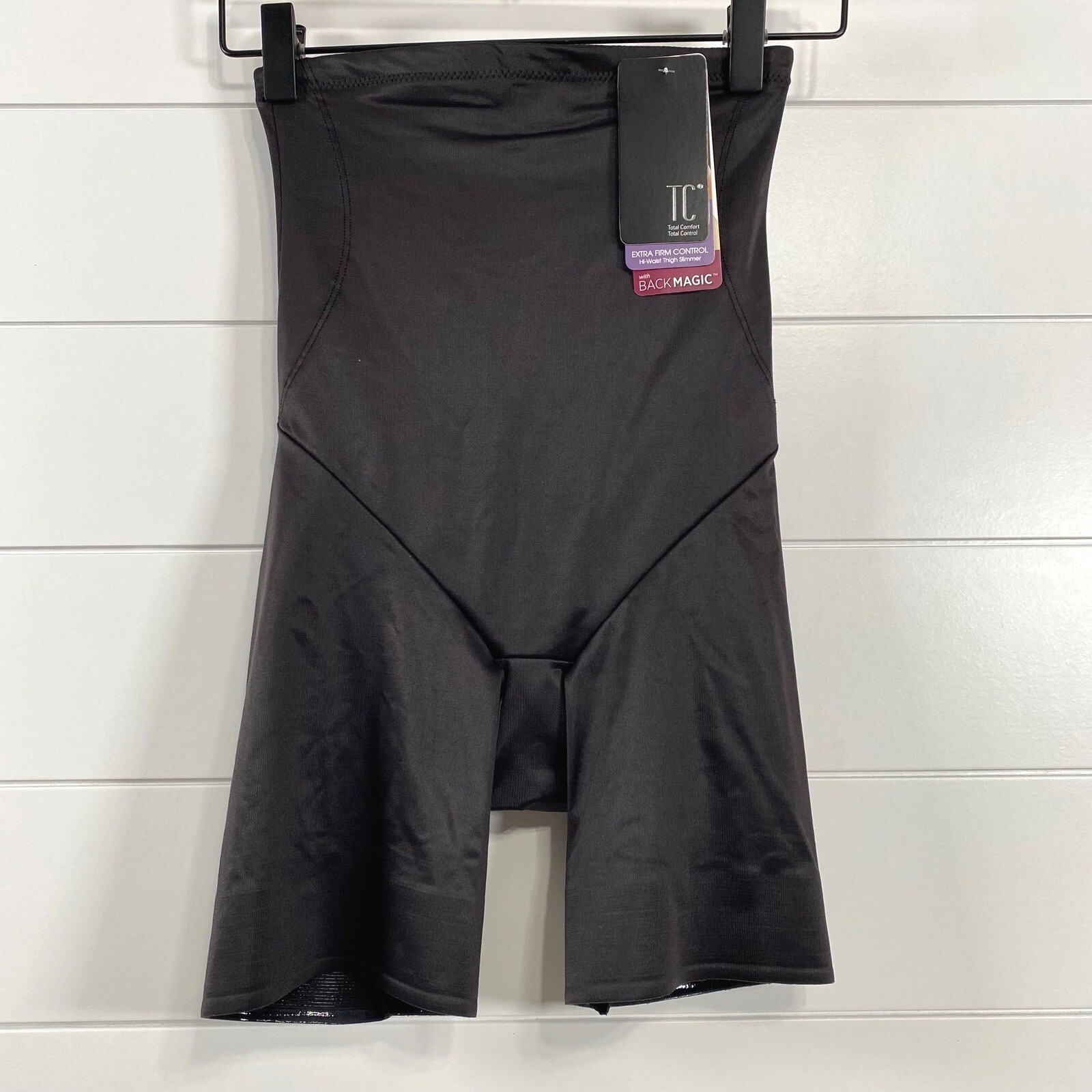 Total Comfort Womens Extra Firm Control Hi Waist Thigh Slimmer Shapewear S NWT