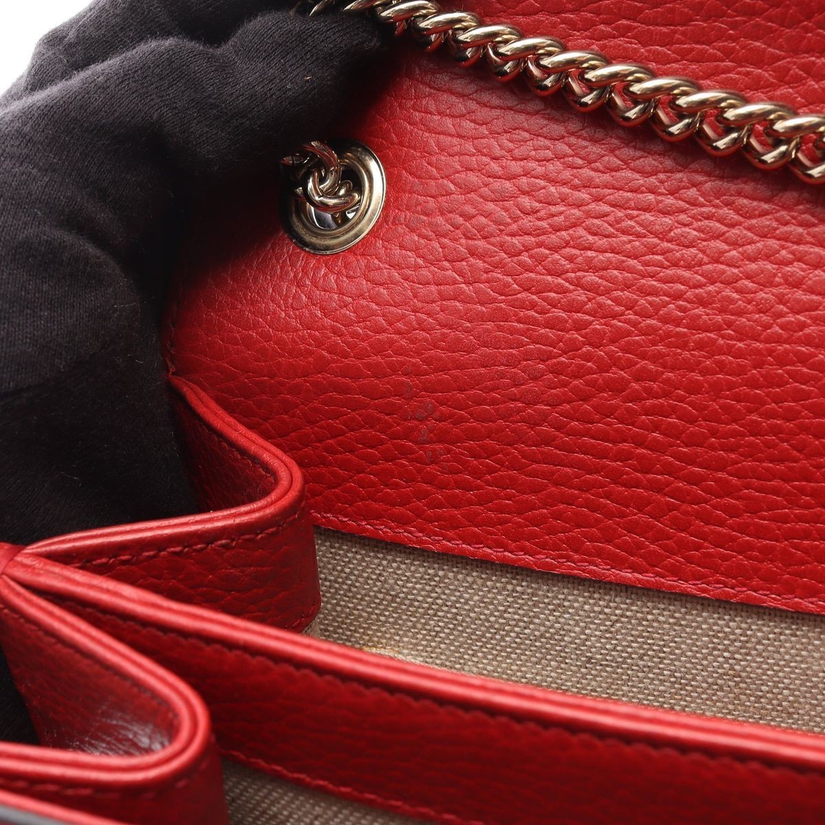 Guccigucci Shoulder bag pochette red One Size Used