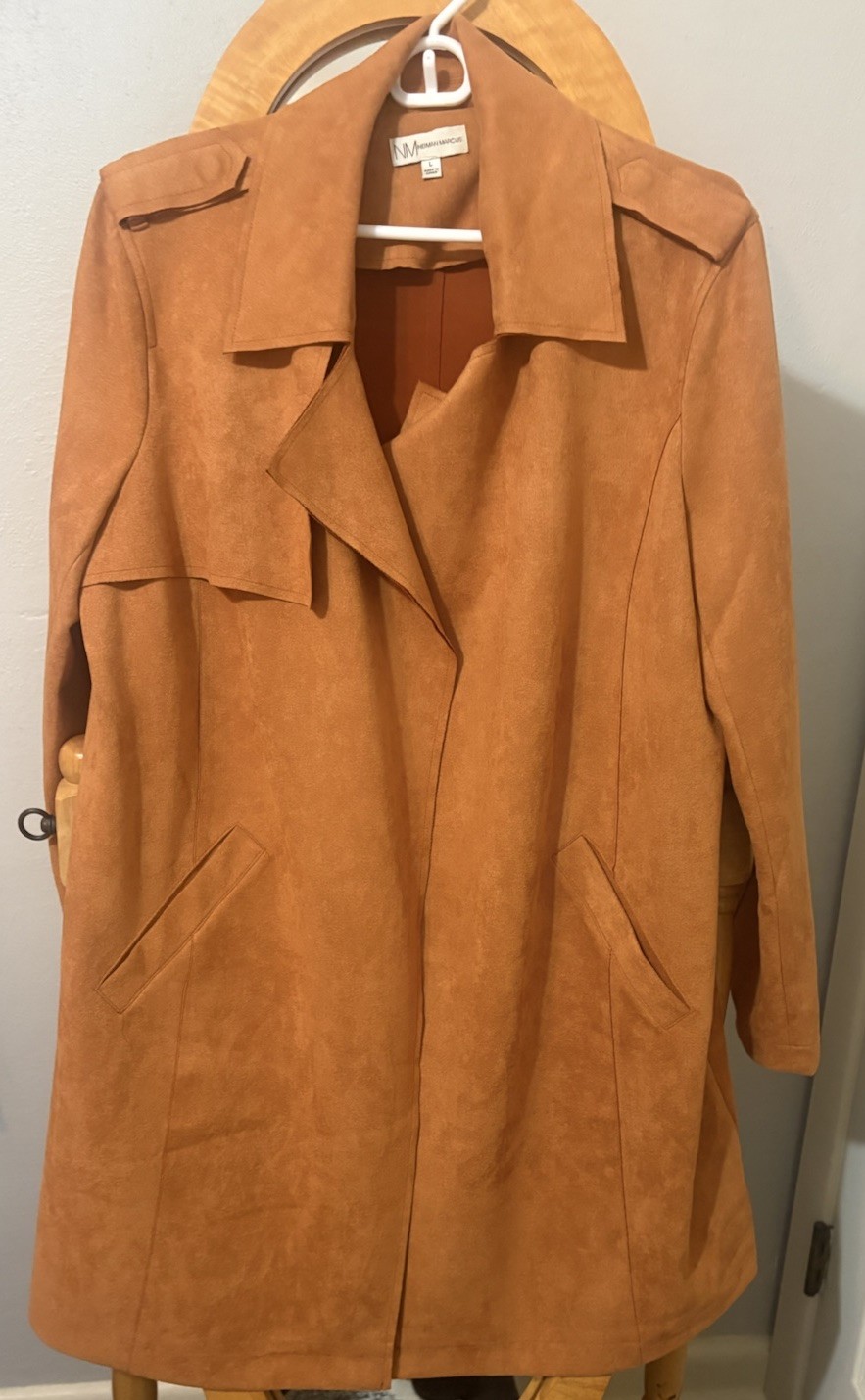 Neiman Marcus Open Trench Coat 🧥Size L