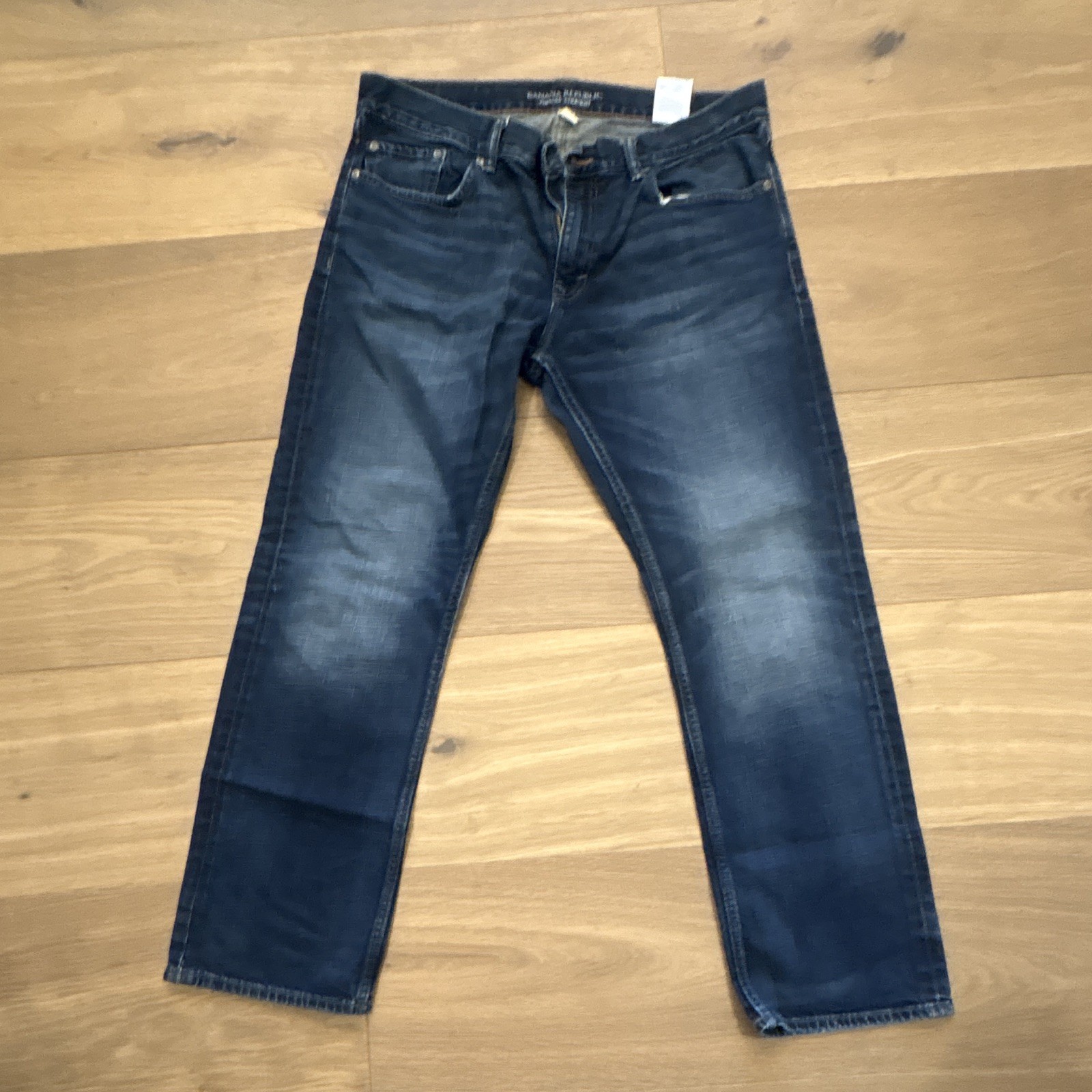 Vintage Banana republic men’s straight blue jeans 35×30
