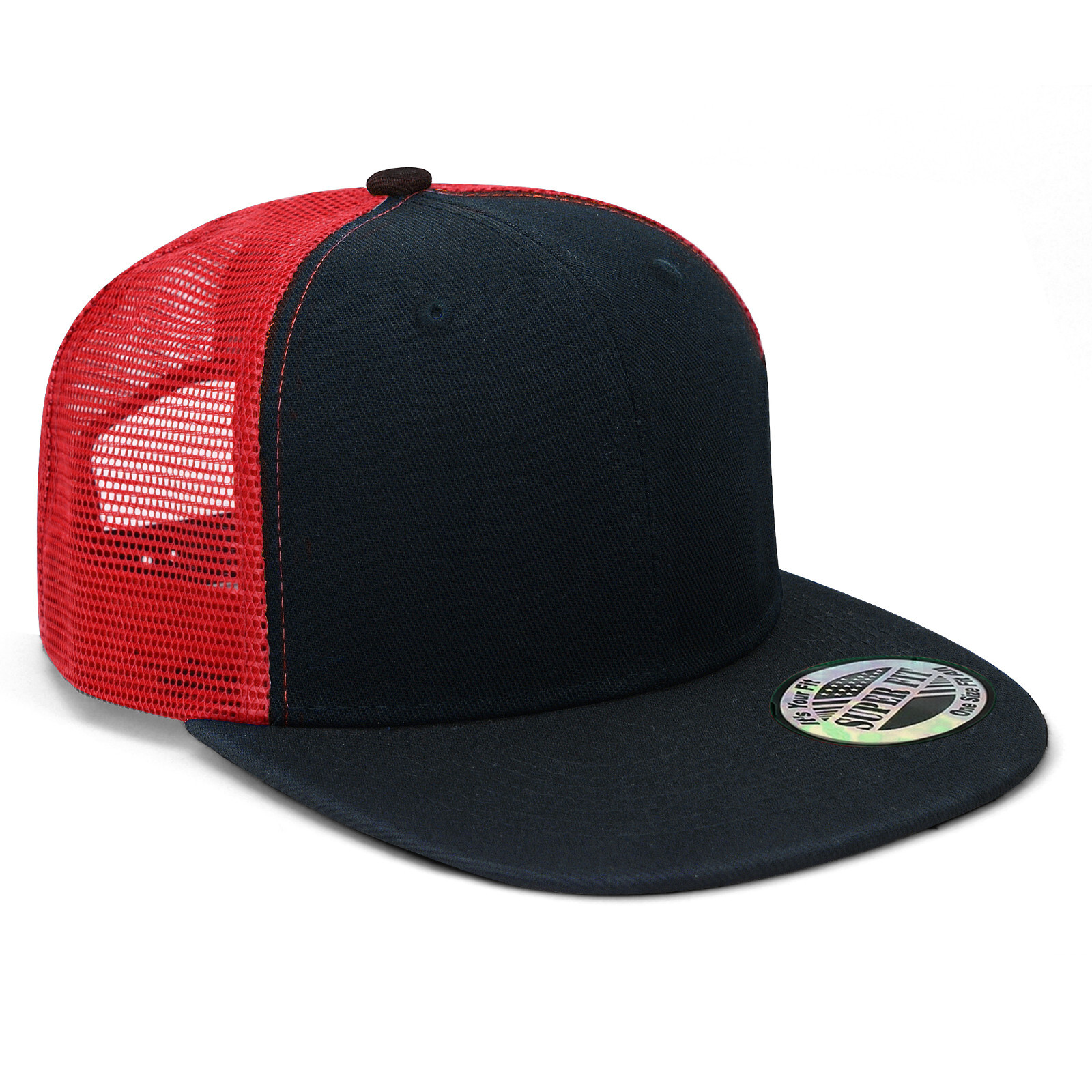 Snapback Hat Blank Flat Baseball Cap Trucker Plain Men Hip Hop Army Mesh CS