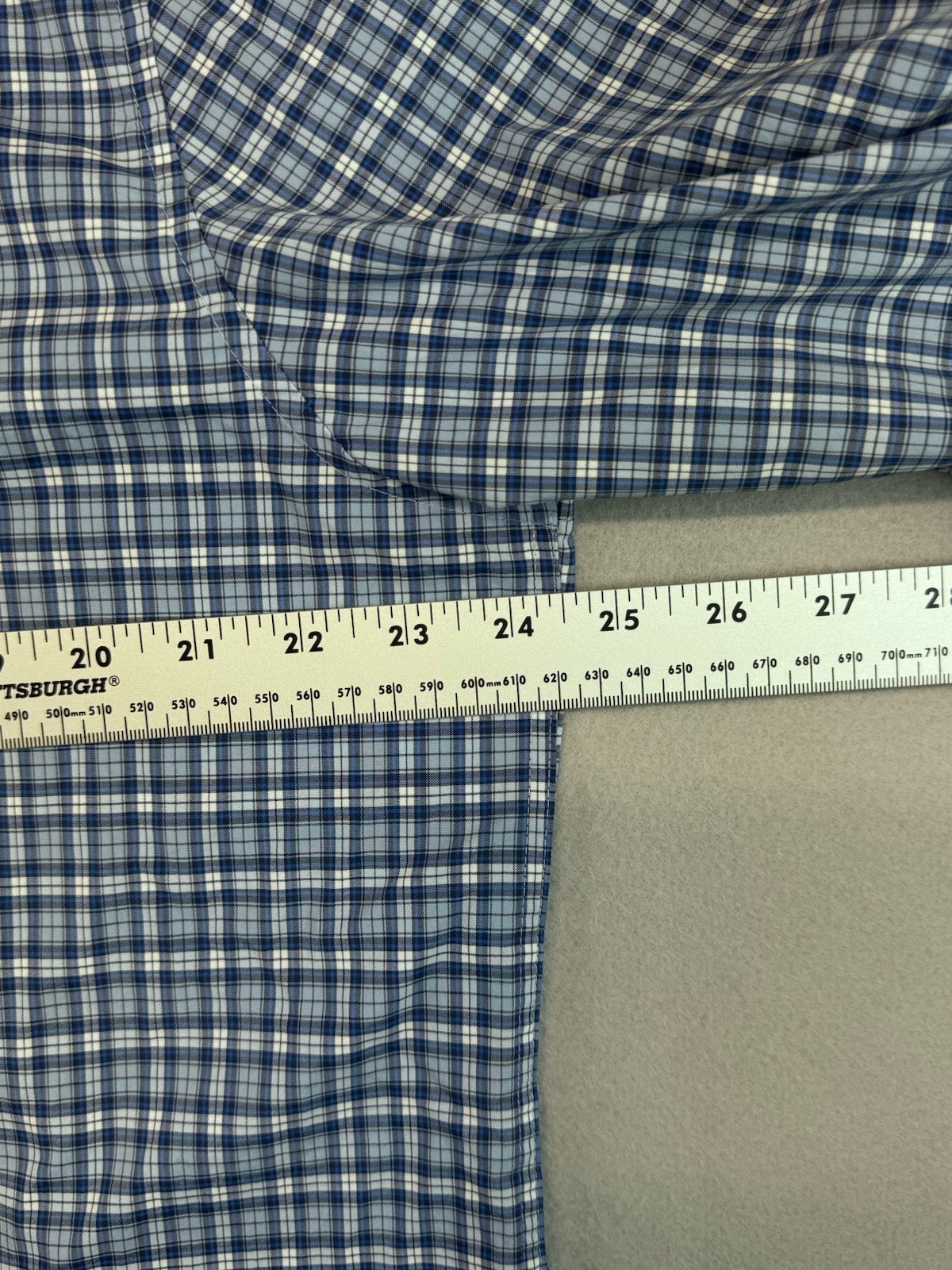 Vineyard Vines Men’s XL Performance Blue White Plaid Stretch Button-Down Shirt