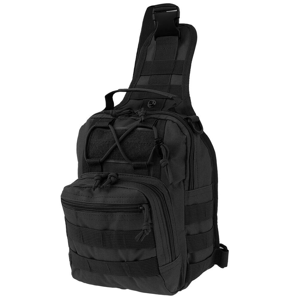 Outdoor Hiking Tactical Sling Backpack Men’s Molle Travel Chest Shoulder Bag