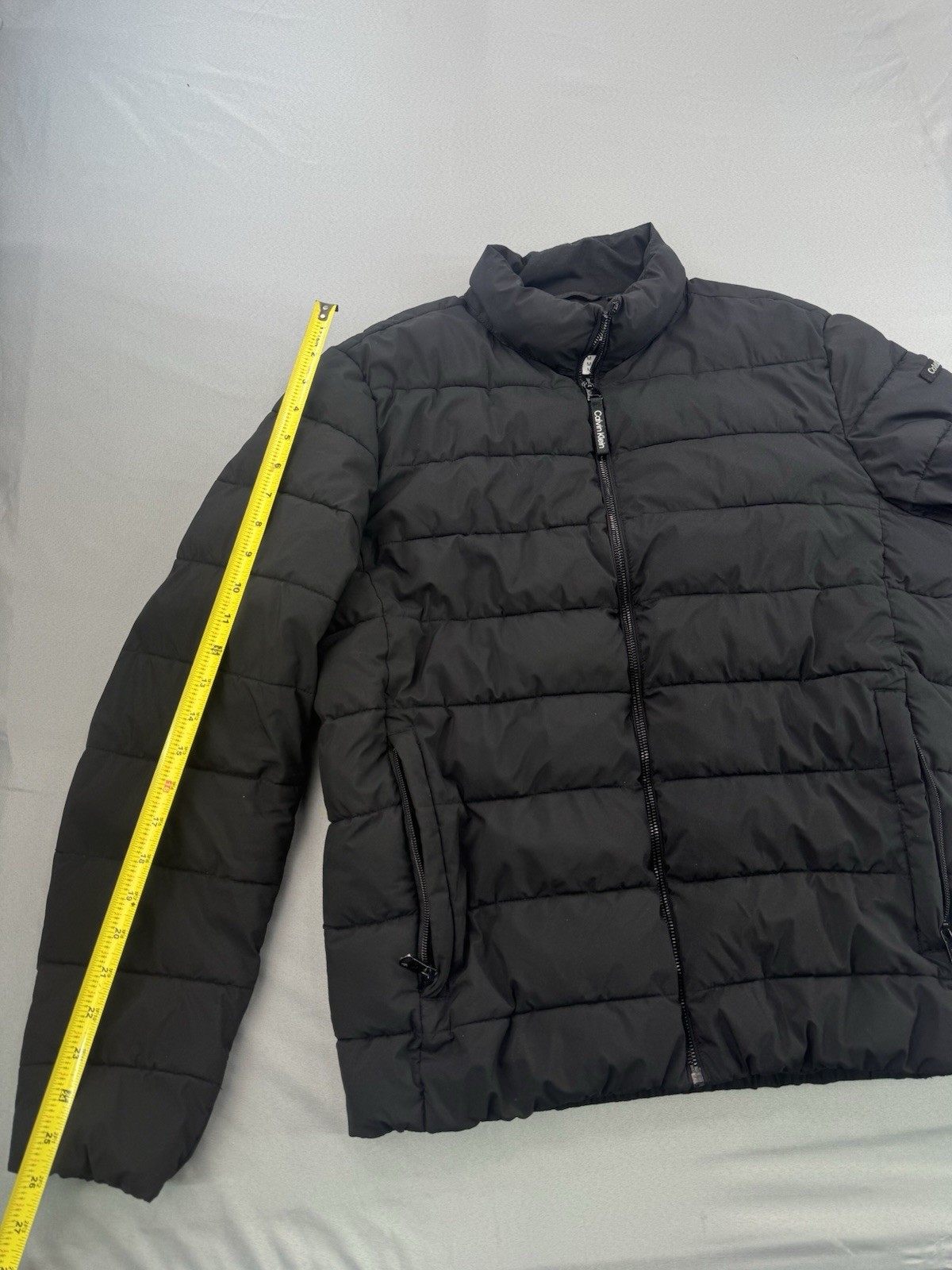 CALVIN KLEIN Men’s Size Medium Infinite Stretch Puffer Jacket Sorona Aura