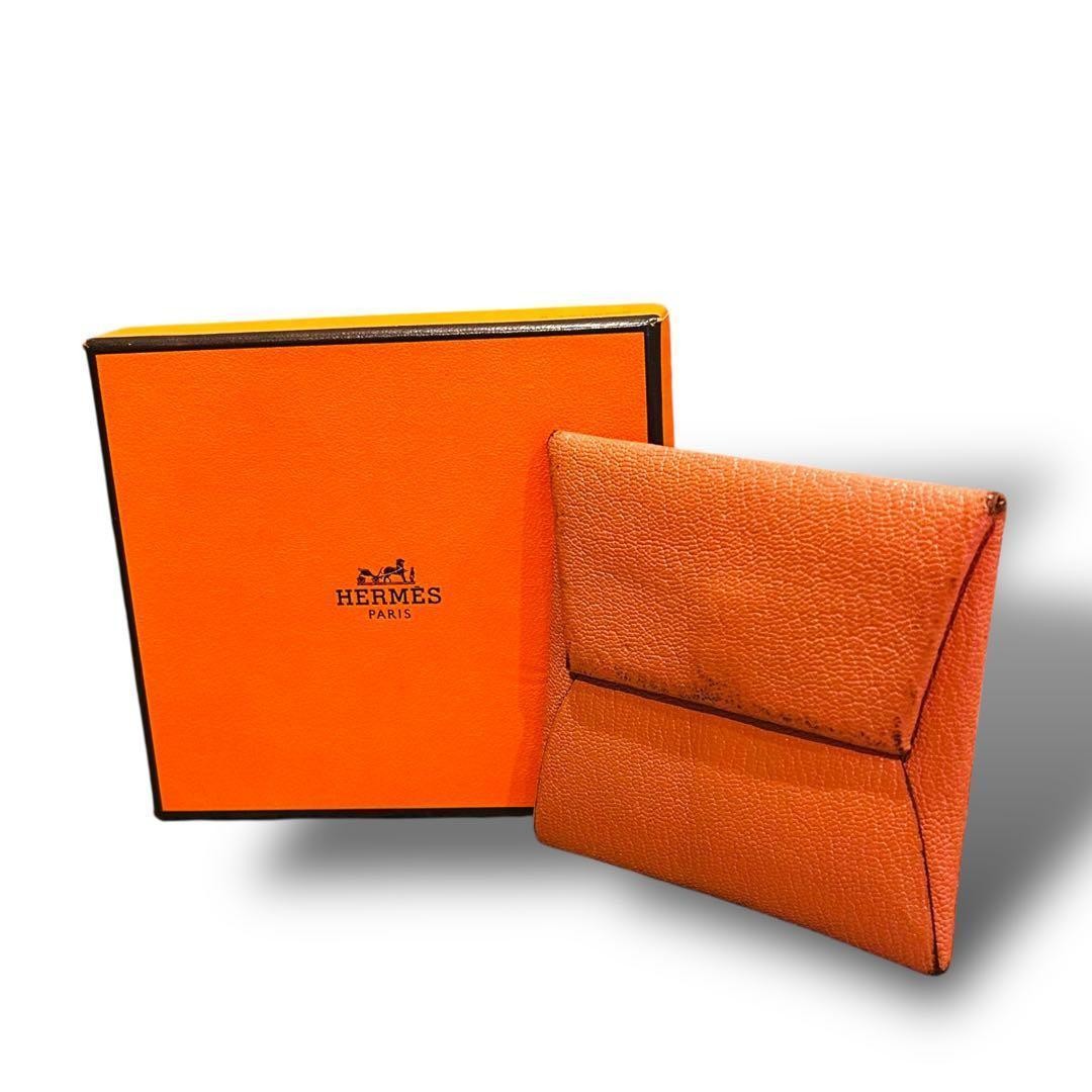 HERMES Hermes Bastia Coin Case Compact Mini Wallet