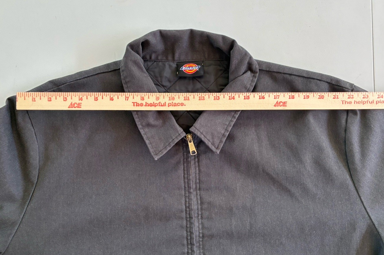 Dickies Insulated Eisenhower Front Zip Jacket – Black, Size 3XL TJ15 Bk