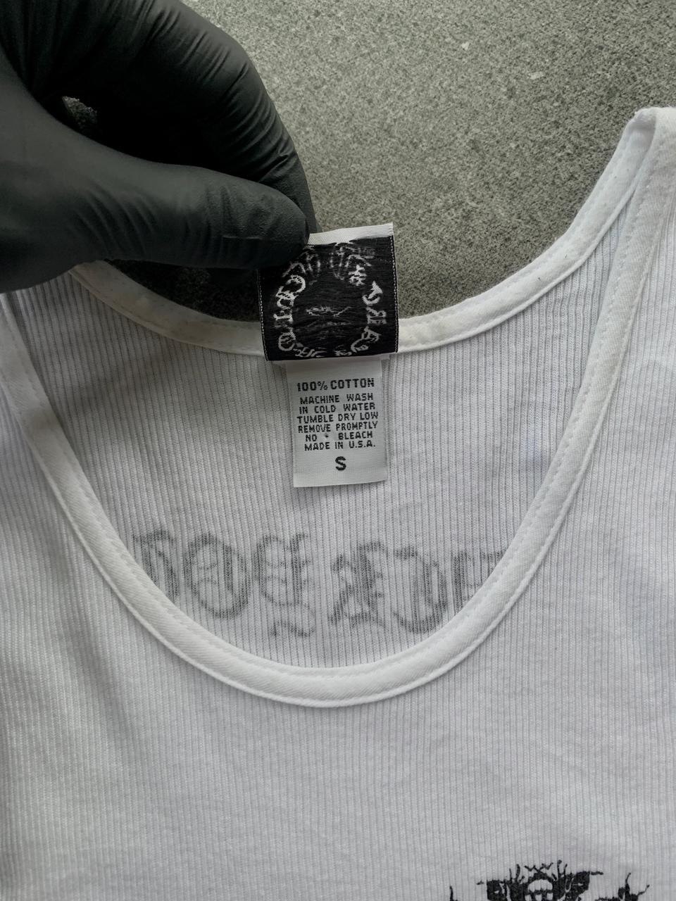 Chrome Hearts White Graphic Tanktop