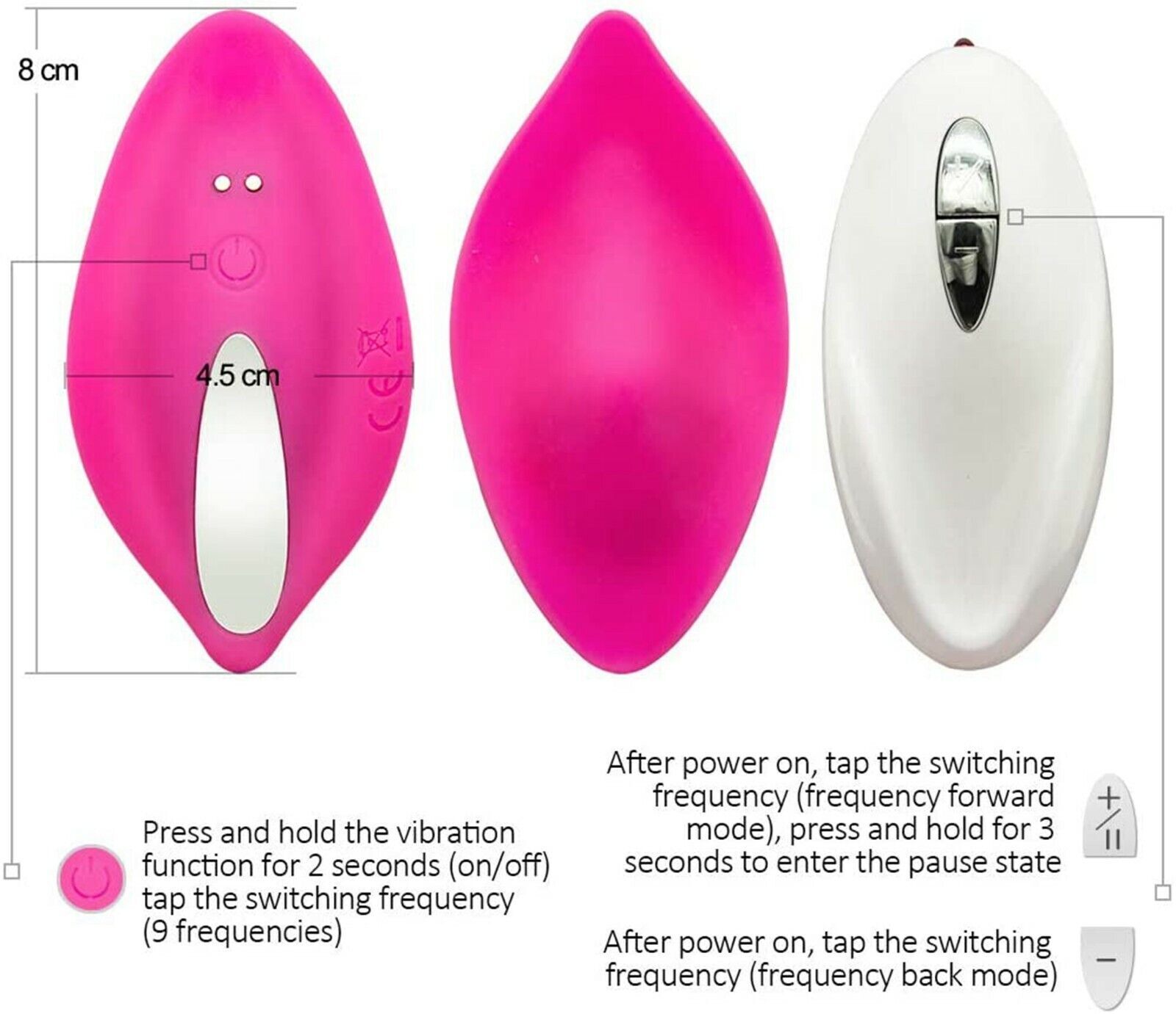 Vibrating Panties 10Function Wireless Remote Control Underwear Women Panties